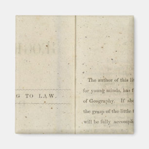 Voorwoord Geografische lezer voor kinderen met gif Magneet