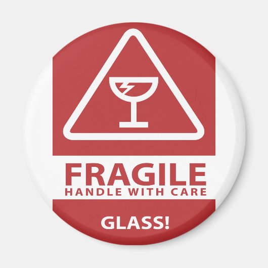 Voorzichtig omgaan magneet (Voorkant)