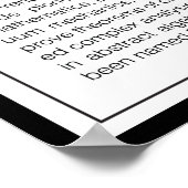 voorzichtig poster (Hoek)