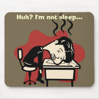 Voorzichtig slapen muismat