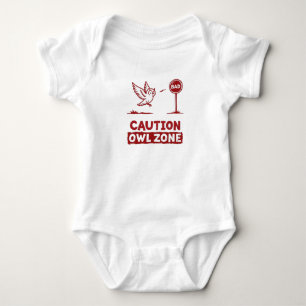 Voorzichtig Uil Zone – Leuke Uil Body Design Romper