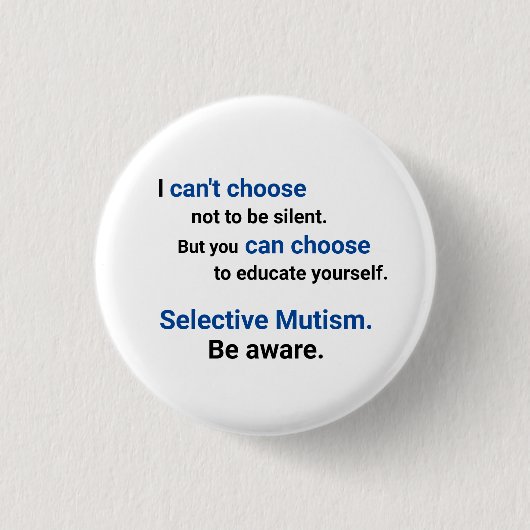 Voorzichtig zijn ronde button 3,2 cm (Voorkant)