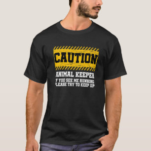 Voorzichtigheid bij de dierhouder als u ziet dat i t-shirt