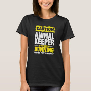 Voorzichtigheid bij de dierhouder als u ziet dat i t-shirt