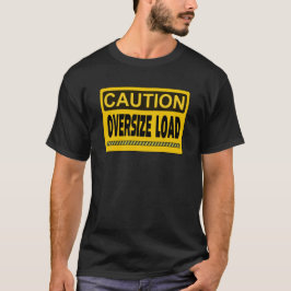 Voorzichtigheid bij te grote belasting t-shirt