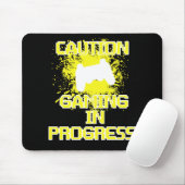 Voorzichtigheid, games in beweging muismat (Met muis)