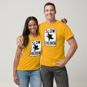 Voorzichtigheid Langzame kinderen T-shirt