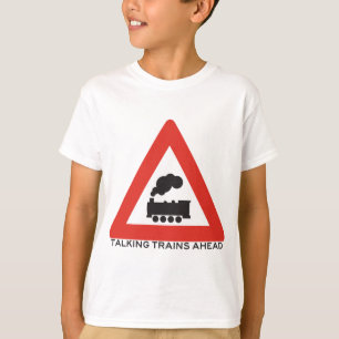 Voorzichtigheid: Leerpijlen vooraan. T-shirt
