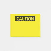 Voorzichtigheid Post-it® Notes (Voorkant)