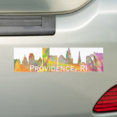 VOORZIENING, RHODE ISLAND SKYLINE WB1 BUMPERSTICKER (Op auto)