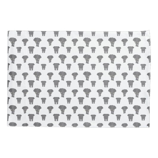 Voorzijde en achterzijde Elephant Pattern African  Kussensloop (Achterkant)