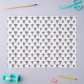 Voorzijde en achterzijde ellephant Patroon Multi C Tissuepapier (Craft)