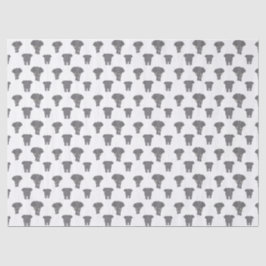 Voorzijde en achterzijde ellephant Patroon Multi C Tissuepapier