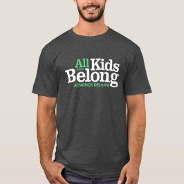 Voorzijde en achterzijde van Charcoal Grey T-shirt