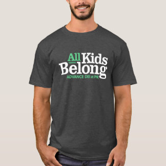 Voorzijde en achterzijde van Charcoal Grey T-shirt