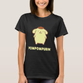 Voorzijde en achterzijde van de pomppurine t-shirt (Voorkant)