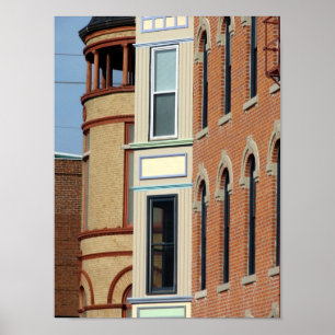 Voorzijde gebouw poster