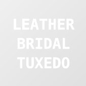 Voorzijde services voor het aanpassen van droog raamsticker (Vel)