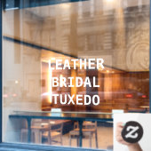 Voorzijde services voor het aanpassen van droog raamsticker (Cafe Raam)