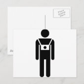 Voorzijde symbool fotograaf briefkaart (Voorkant / Achterkant)