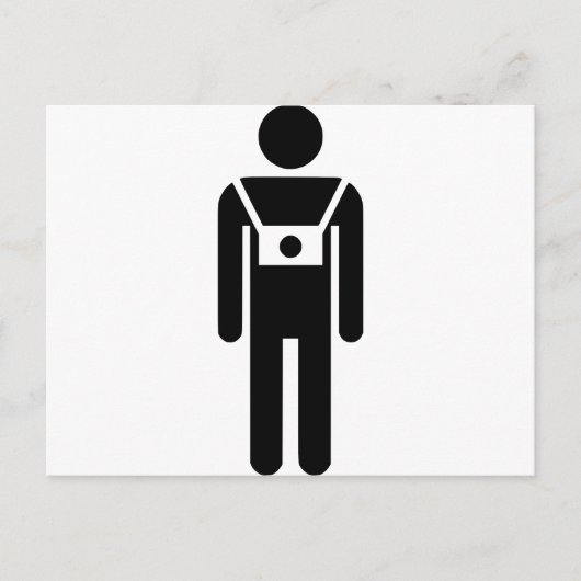 Voorzijde symbool fotograaf briefkaart (Voorkant)