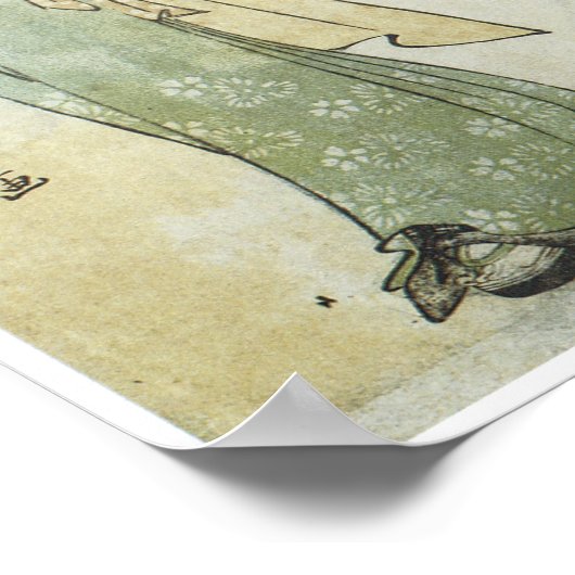 Voorzijde Uitzicht Ohisa, Utamaro, 1792 Poster (Hoek)