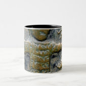 Voorzijde van de munt die helmde turk afgeeft tweekleurige koffiemok (Center)