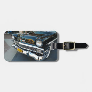 Voorzijde van een klassieke 1956 Chevy Bel Air Hot Bagagelabel