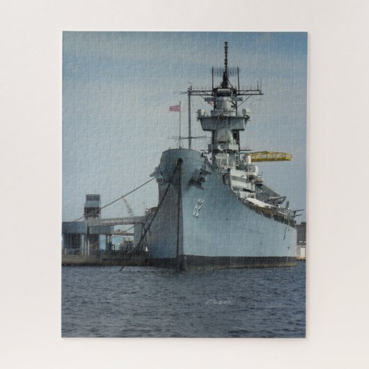Voorzijde van slagschip New Jersey Legpuzzel (Verticaal)