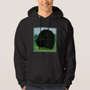 Voorzijde: zwart hoodie
