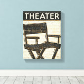 Voorzitter directeur canvas afdruk (Insitu (Houten vloer))