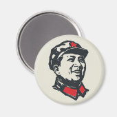 Voorzitter Mao Portrait Magneet (Voorkant / Achterkant)