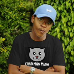 Voorzitter Meow, Black Cat T-shirt voor jongens