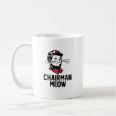 Voorzitter Meow (Mao) Design Koffiemok (Links)