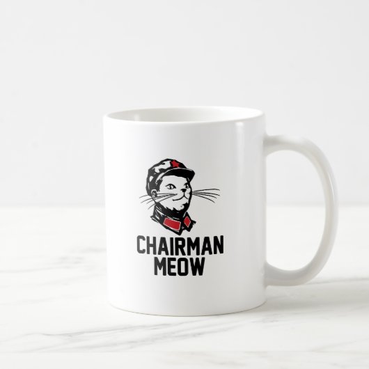 Voorzitter Meow (Mao) Design Koffiemok (Rechts)