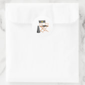 Voorzitter Ronde Sticker (Tas)