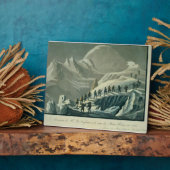 Voorzitter van de heer De Saussure aan de top van  Fotoplaat (Zijkant)