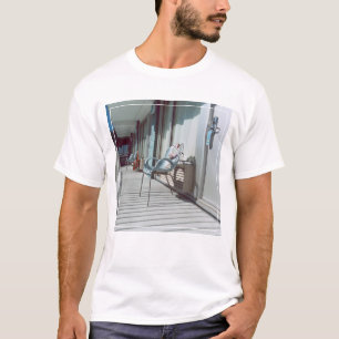 Voorzitters buiten het Beach Hotel Rooms T-shirt
