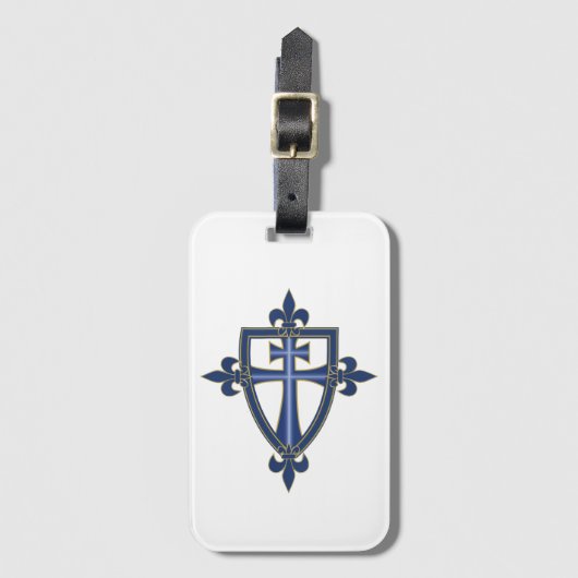 Voorzorgskruis Bagagelabel (Voorkant (verticaal))