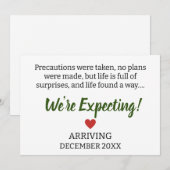 Voorzorgsmaatregelen werden genomen, er werden gee aankondiging (Voorkant / Achterkant)