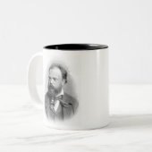 vorak tweekleurige koffiemok (Voorkant links)