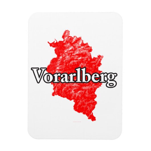Vorarlberg Magneet (Verticaal)