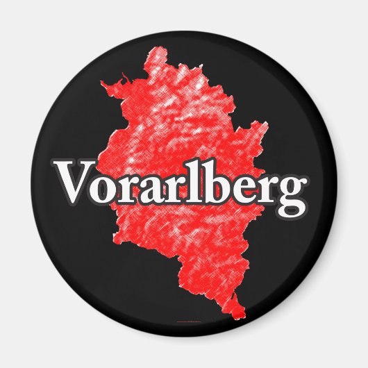 Vorarlberg Magneet (Voorkant)