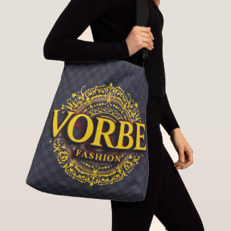 VORBE Mode Premium Gold Monogram Canvas tas