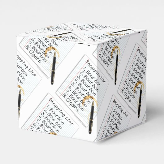 VORDERINGEN - BOURBON LOVERS WINKELLIJST BEDANKDOOSJES (Voorkant Zijde)