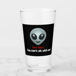 Vore Alien's, JE KUNT NIET MET ONS ZIEN! Cup Glas