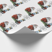 Vorig jaar Kerstman Cadeaupapier (Hoek)