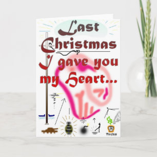 Vorige Kerstmis… Feestdagen Kaart