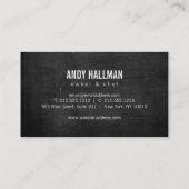 Vork and Knife Krans 3 Catering, Chef, Restaurant Visitekaartje (Achterkant)