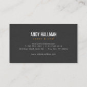 Vork and Knife Krans 5 Catering, Chef, Restaurant Visitekaartje (Achterkant)